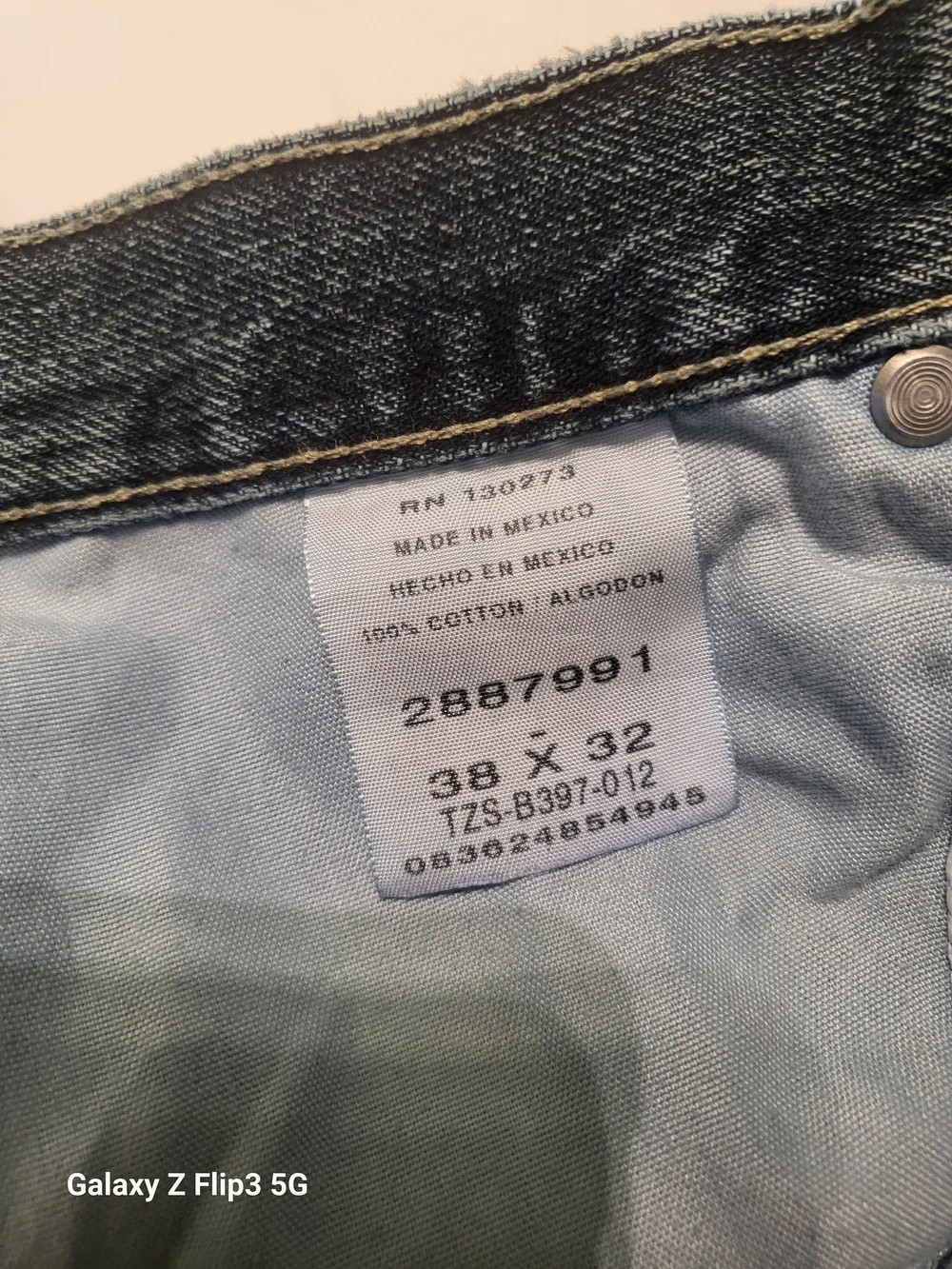Lee Men's Relaxed Carpenter Jeans in Blue Pre-owned 38/32